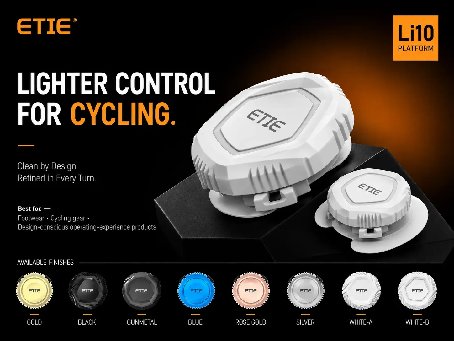 Li10 — Refined platform: dial system and available finishes